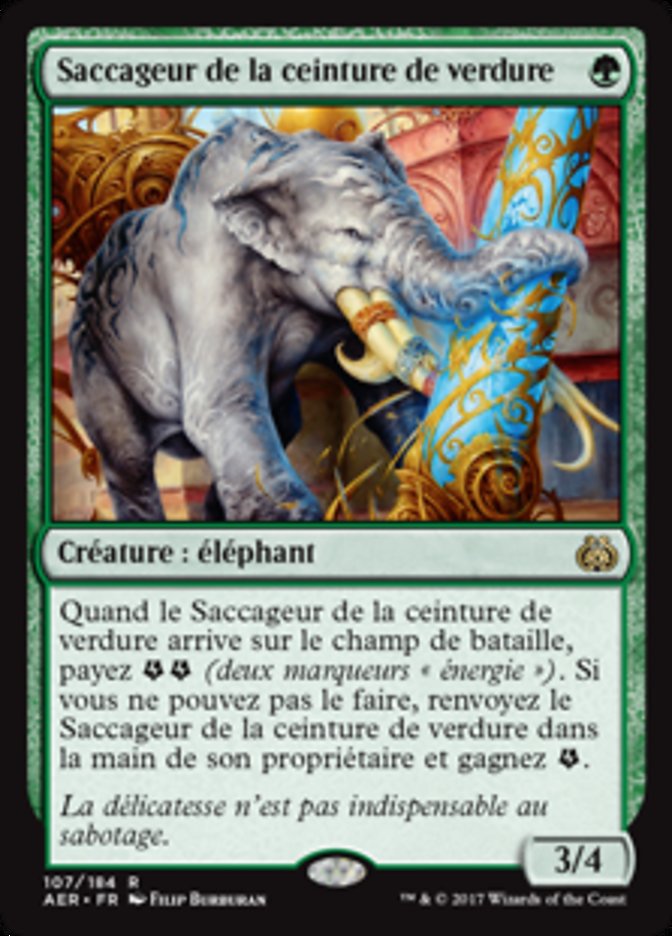 image Saccageur de la ceinture de verdure
