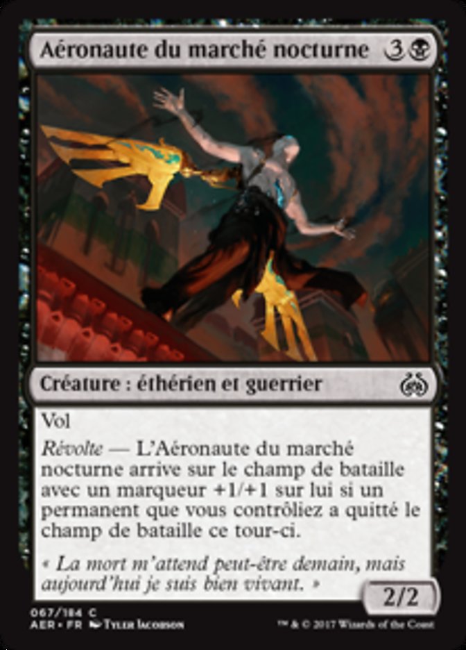 image Aéronaute du marché nocturne