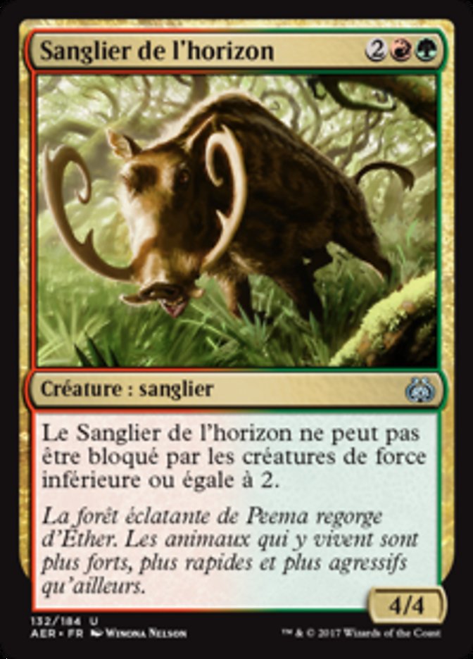 image Sanglier de l'horizon