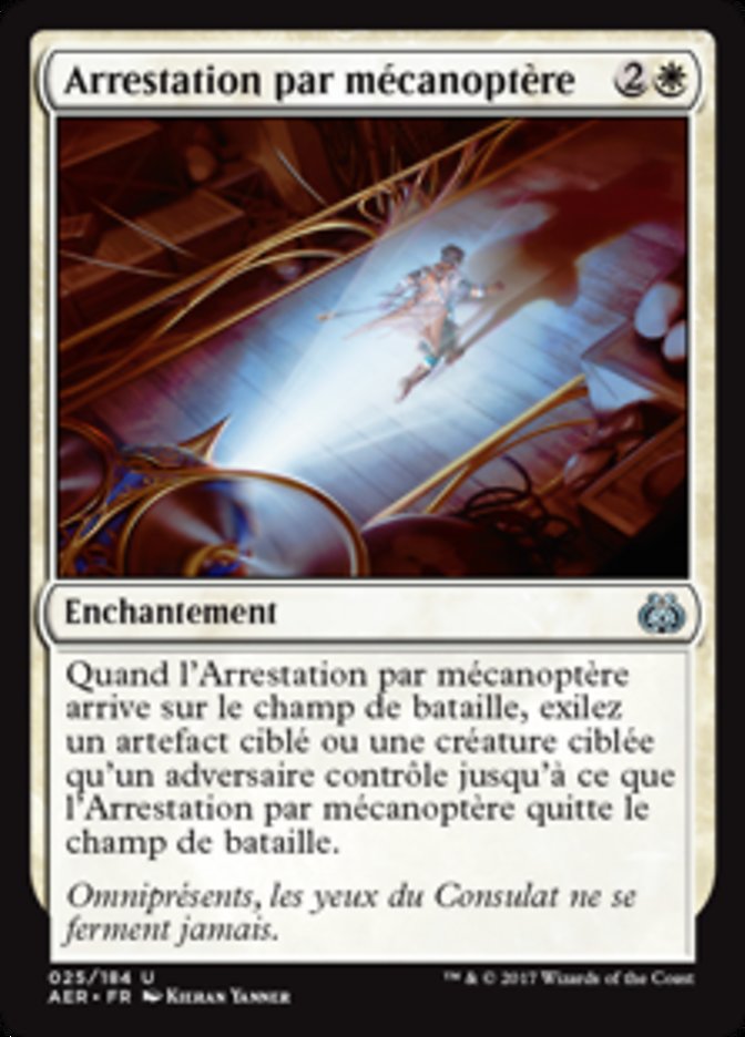 image Arrestation par mécanoptère