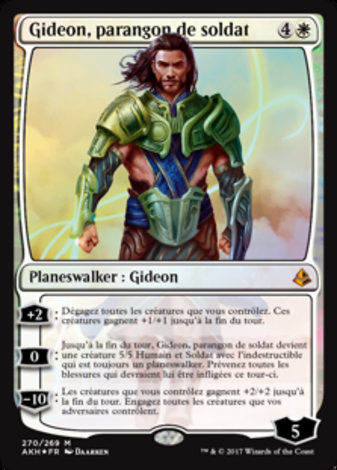 image Gideon, parangon de soldat
