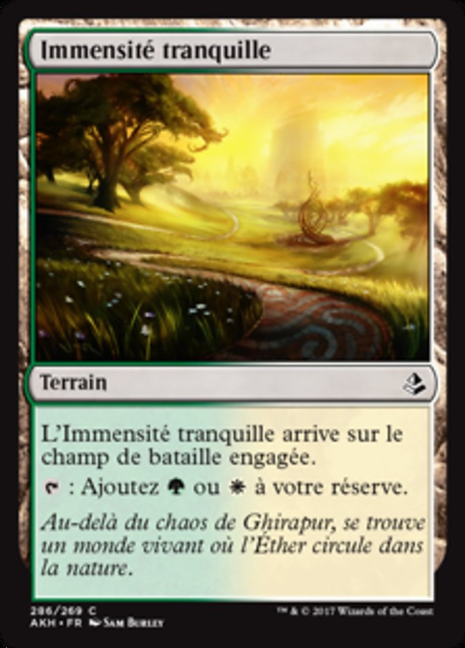 image Immensité tranquille