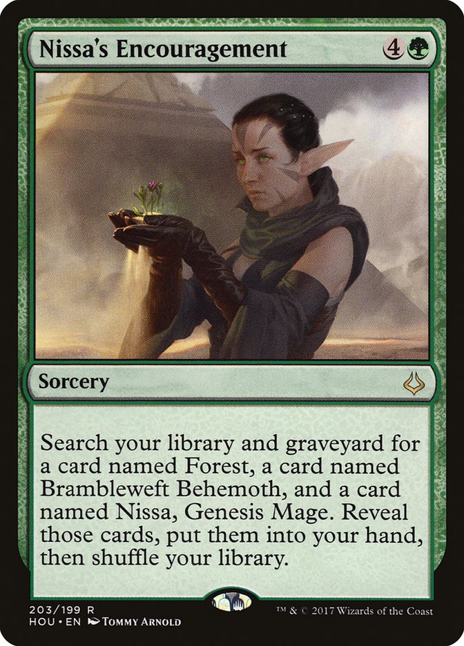 image Nissa's Encouragement