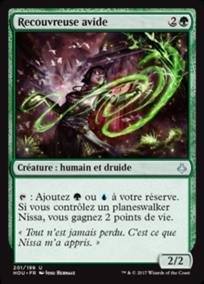 image Recouvreuse avide