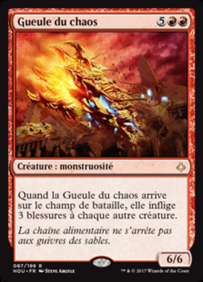 image Gueule du chaos