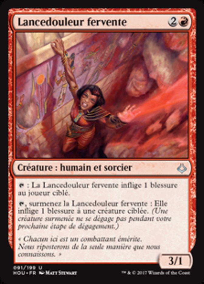 image Lancedouleur fervente