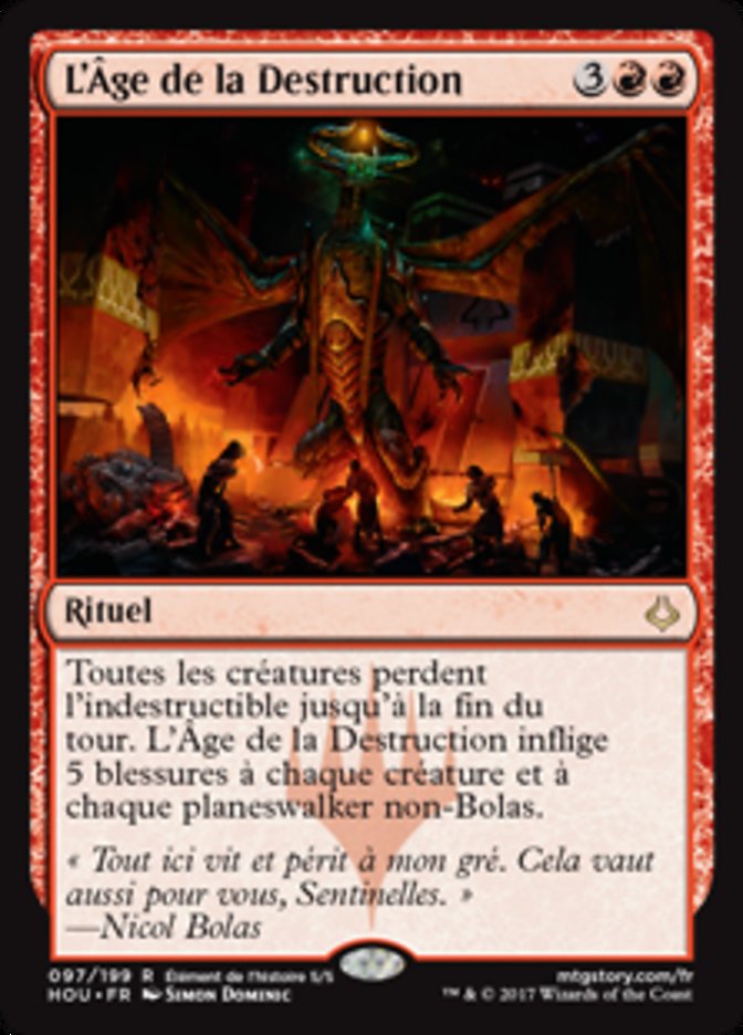 image L'Âge de la Destruction