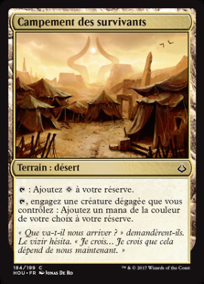 image Campement des survivants