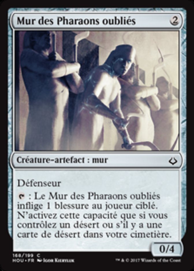 image Mur des Pharaons oubliés