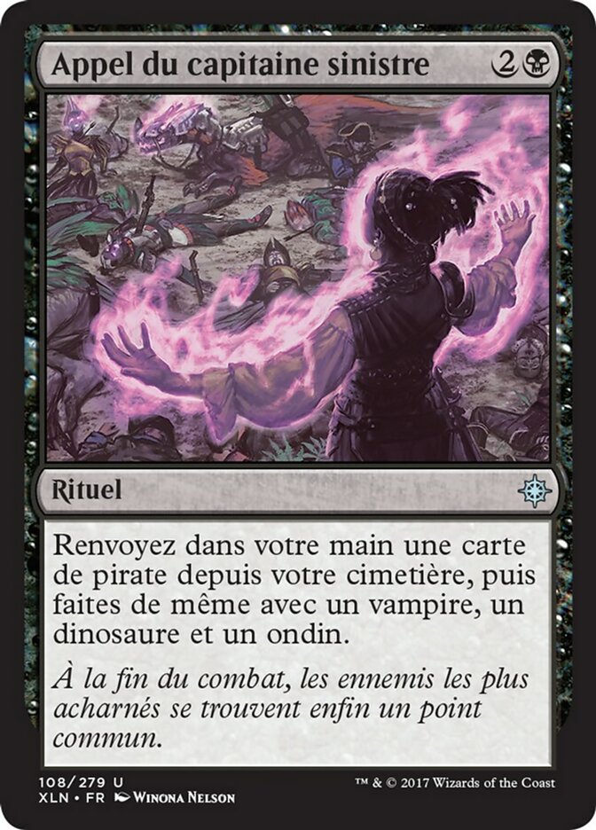 image Appel du capitaine sinistre