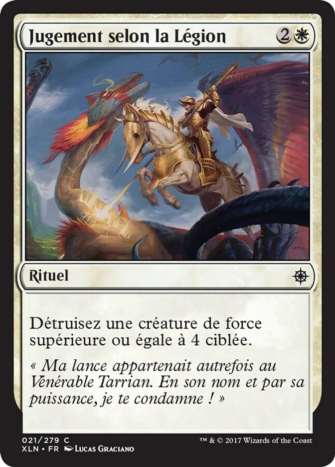 image Jugement selon la Légion