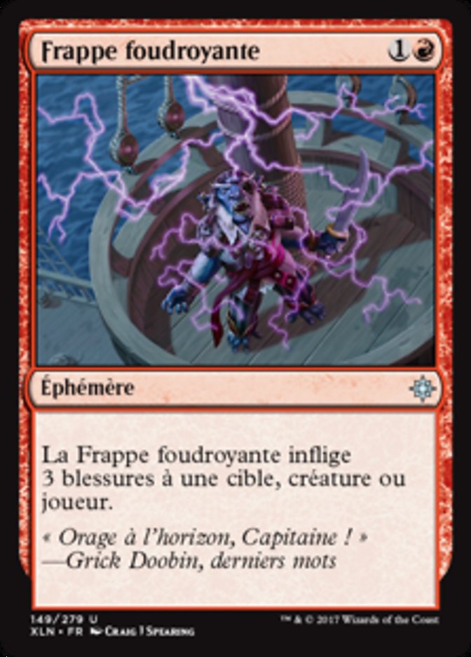 image Frappe foudroyante