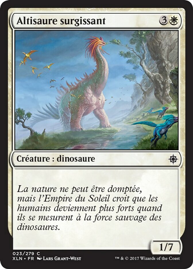 image Altisaure surgissant