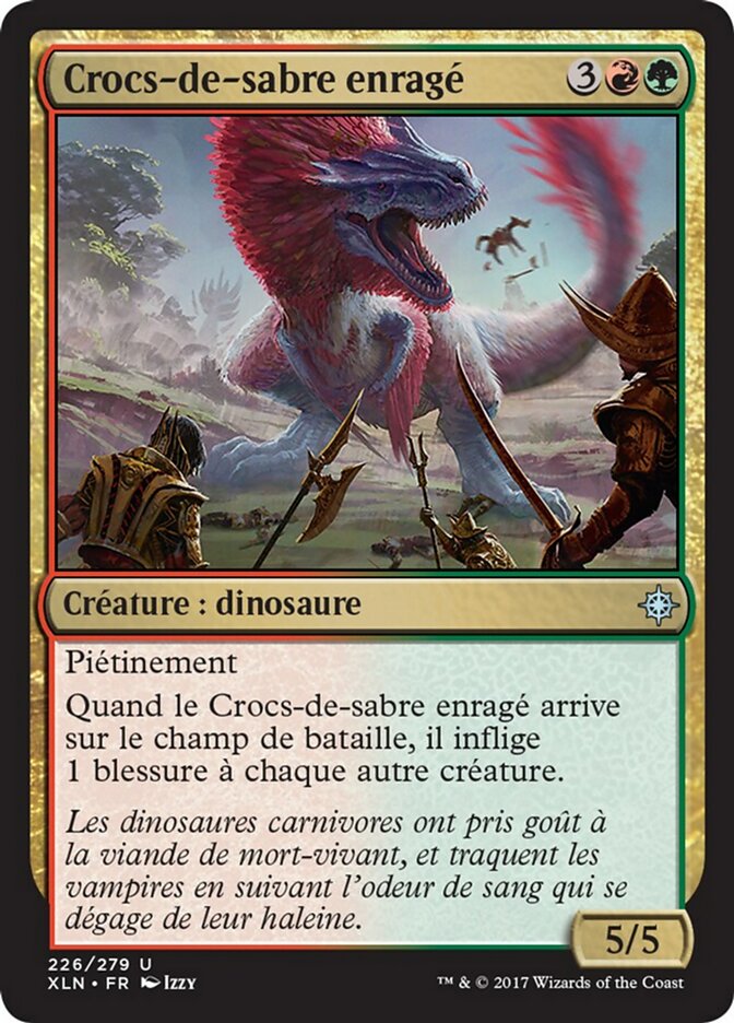 image Crocs-de-sabre enragé