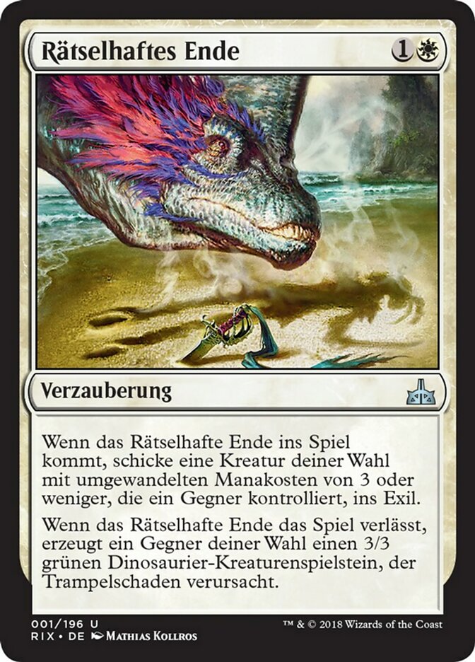 Rätselhaftes Ende