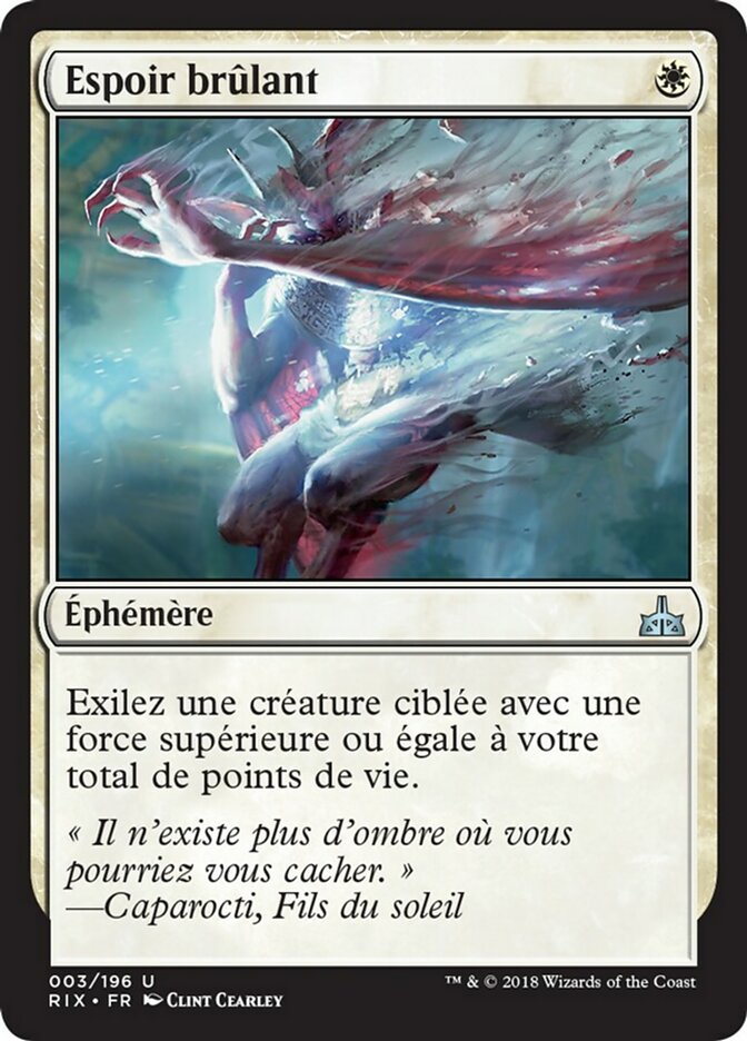 image Espoir brûlant