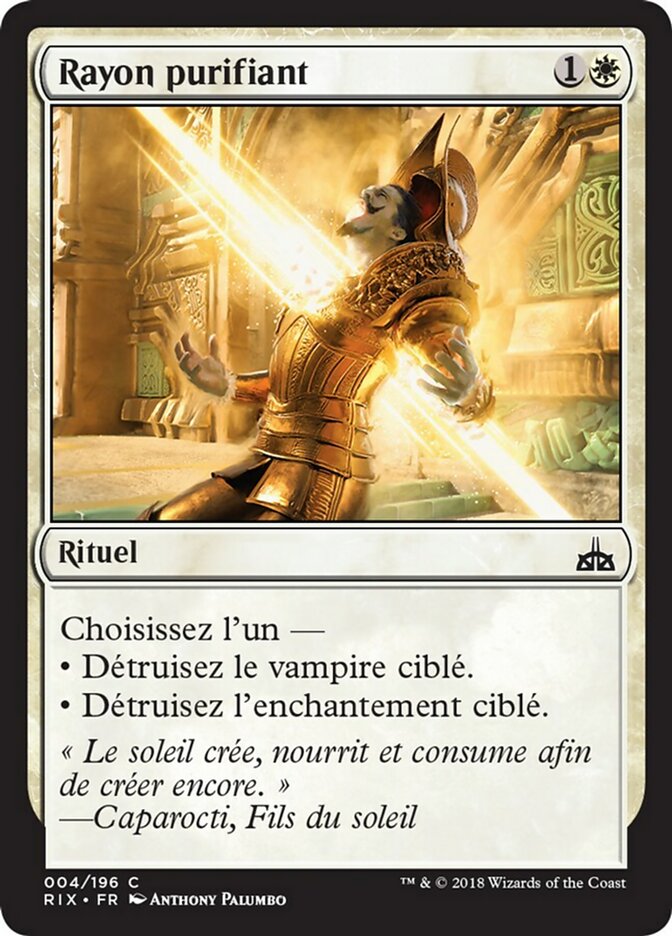 image Rayon purifiant