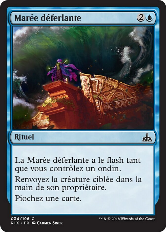 image Marée déferlante