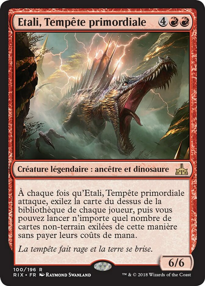 image Etali, Tempête primordiale