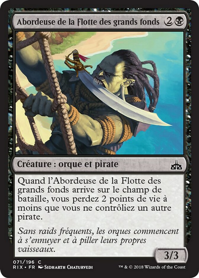 image Abordeuse de la Flotte des grands fonds