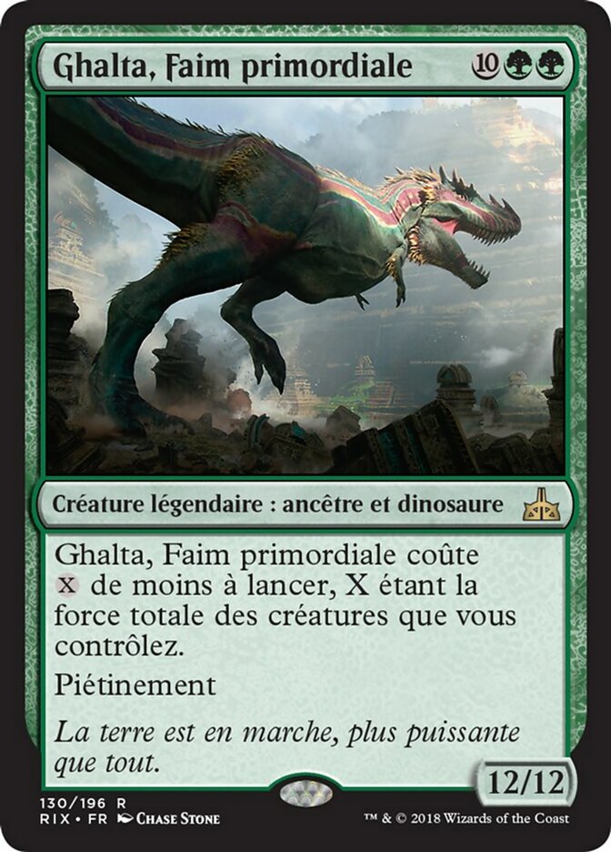 image Ghalta, Faim primordiale