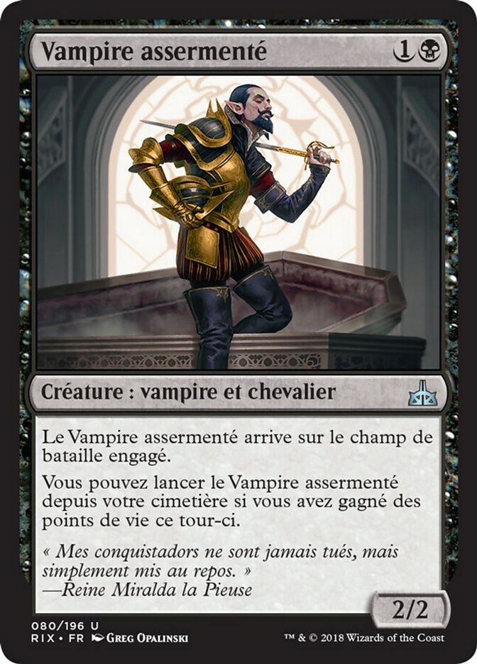 image Vampire assermenté