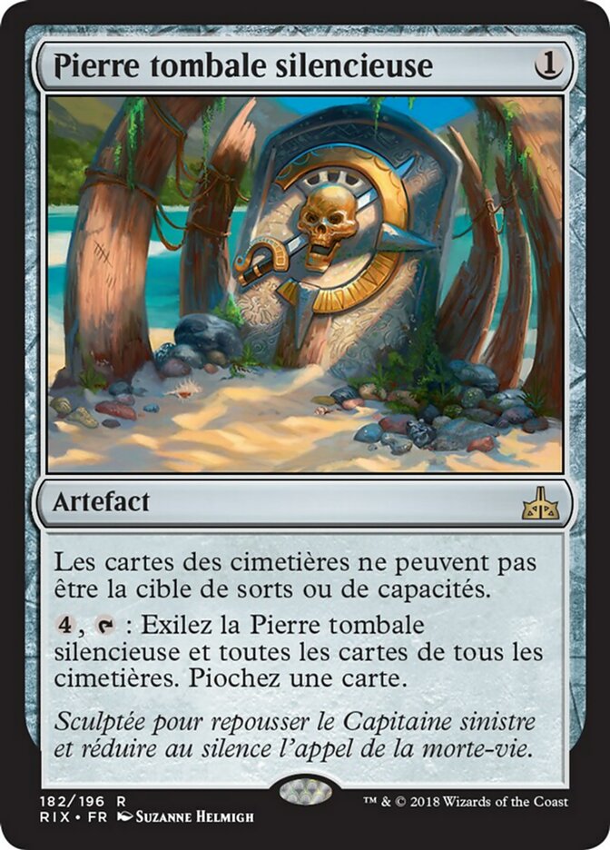 image Pierre tombale silencieuse