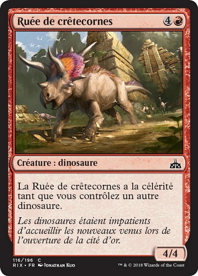 image Ruée de crêtecornes