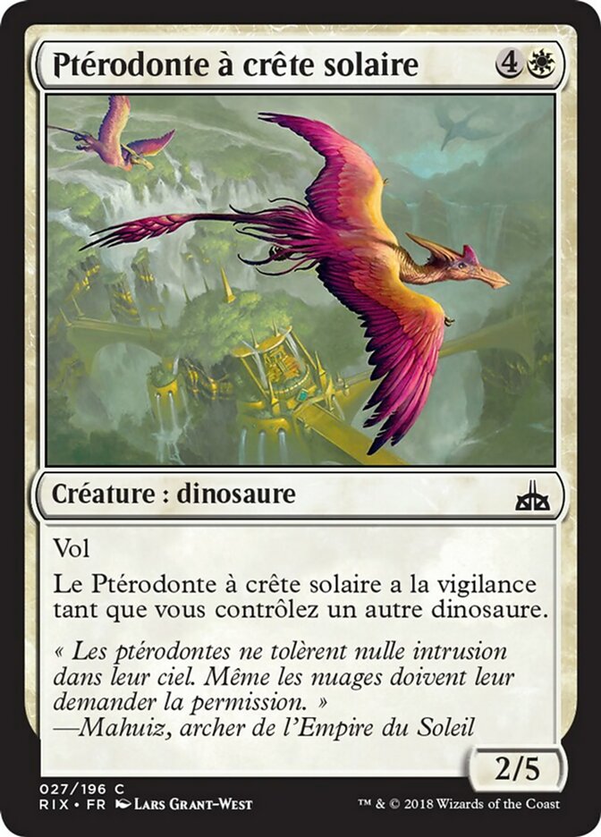 image Ptérodonte à crête solaire