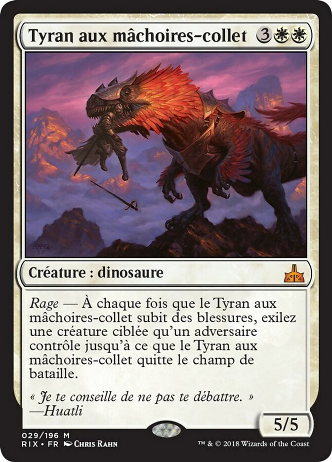 image Tyran aux mâchoires-collet