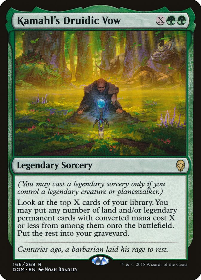 image Kamahl's Druidic Vow