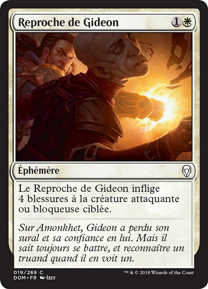 image Reproche de Gideon