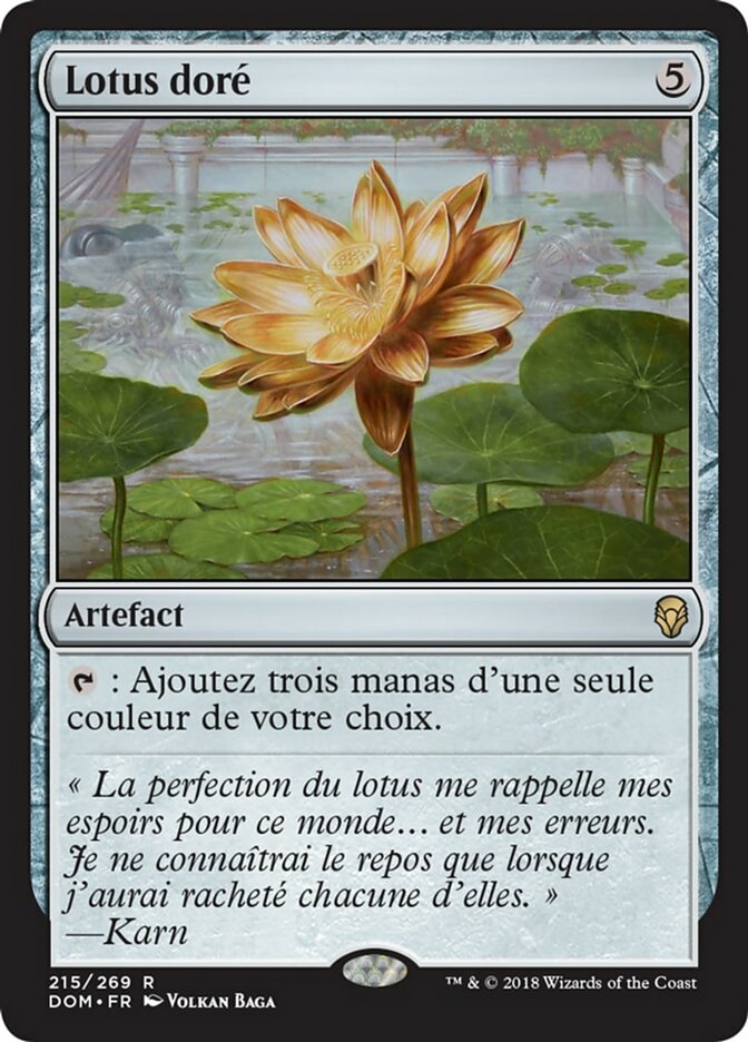 image Lotus doré