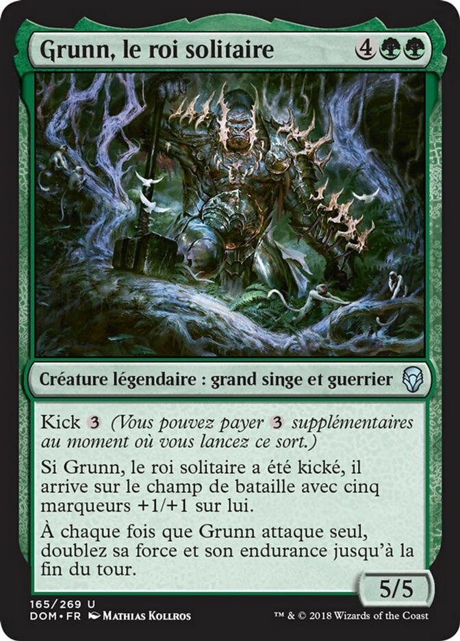 image Grunn, le roi solitaire
