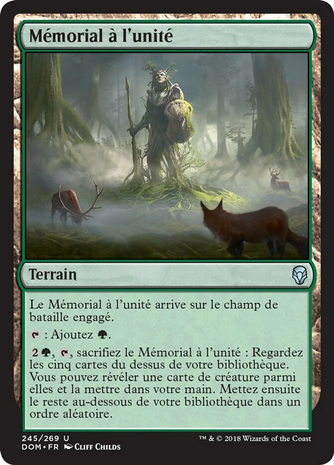 image Mémorial à l'unité