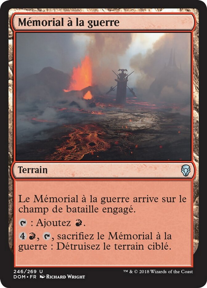 image Mémorial à la guerre