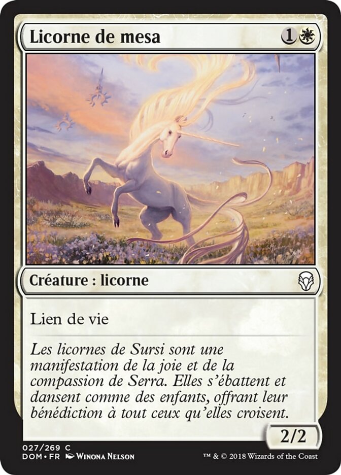 image Licorne de mesa
