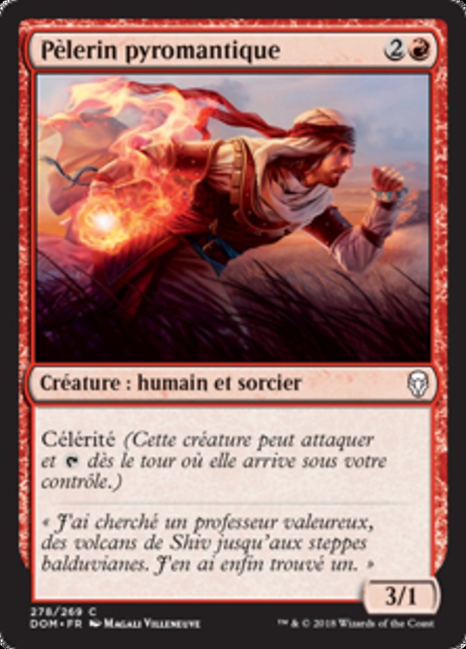image Pèlerin pyromantique