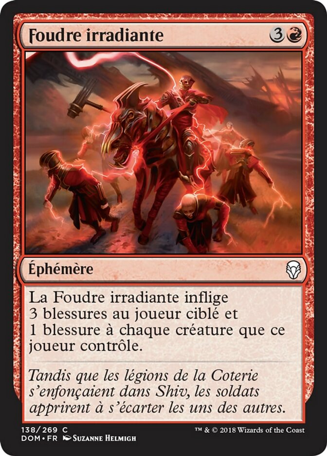 image Foudre irradiante