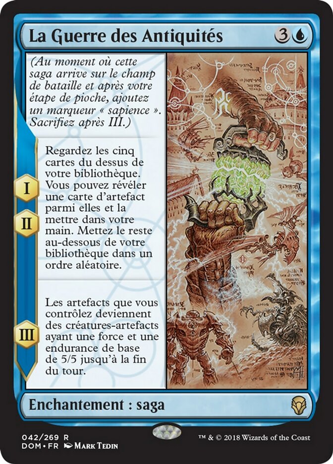 image La Guerre des Antiquités