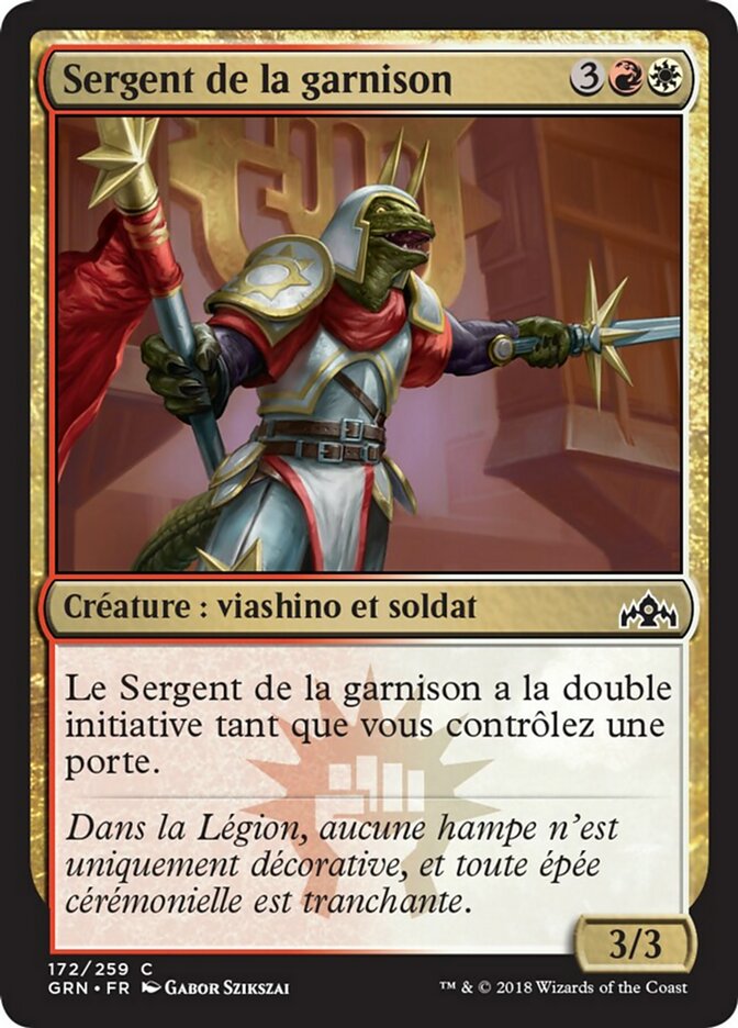 image Sergent de la garnison