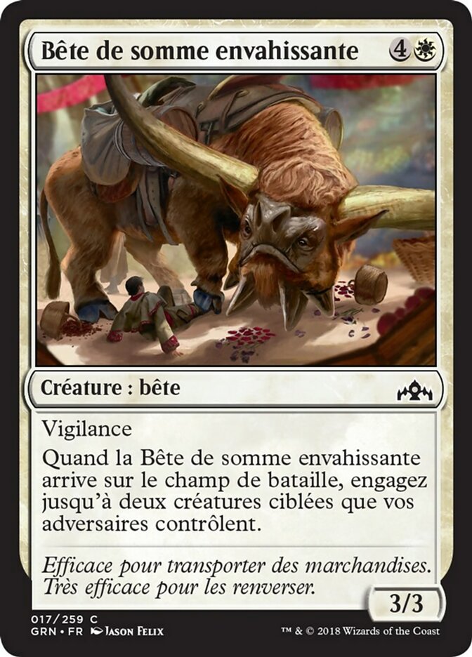 image Bête de somme envahissante