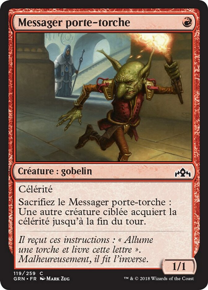 image Messager porte-torche