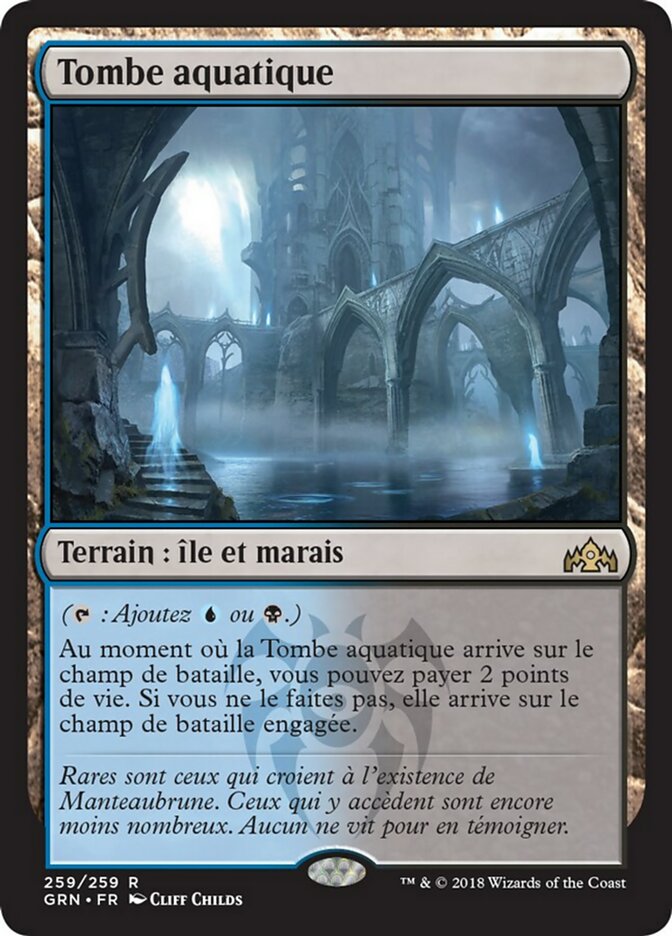 image Tombe aquatique