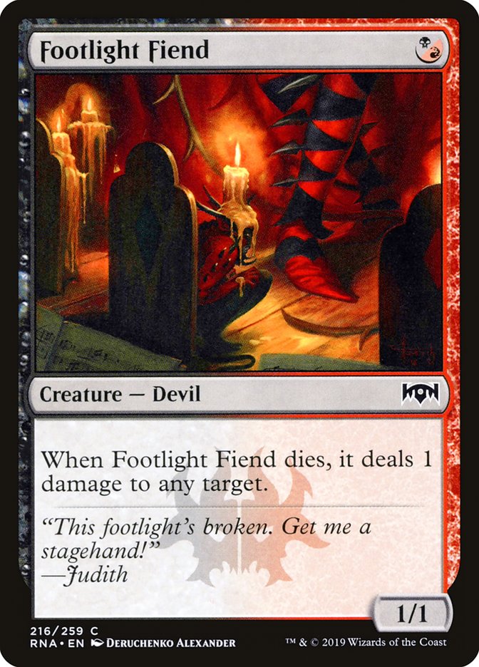 image Footlight Fiend