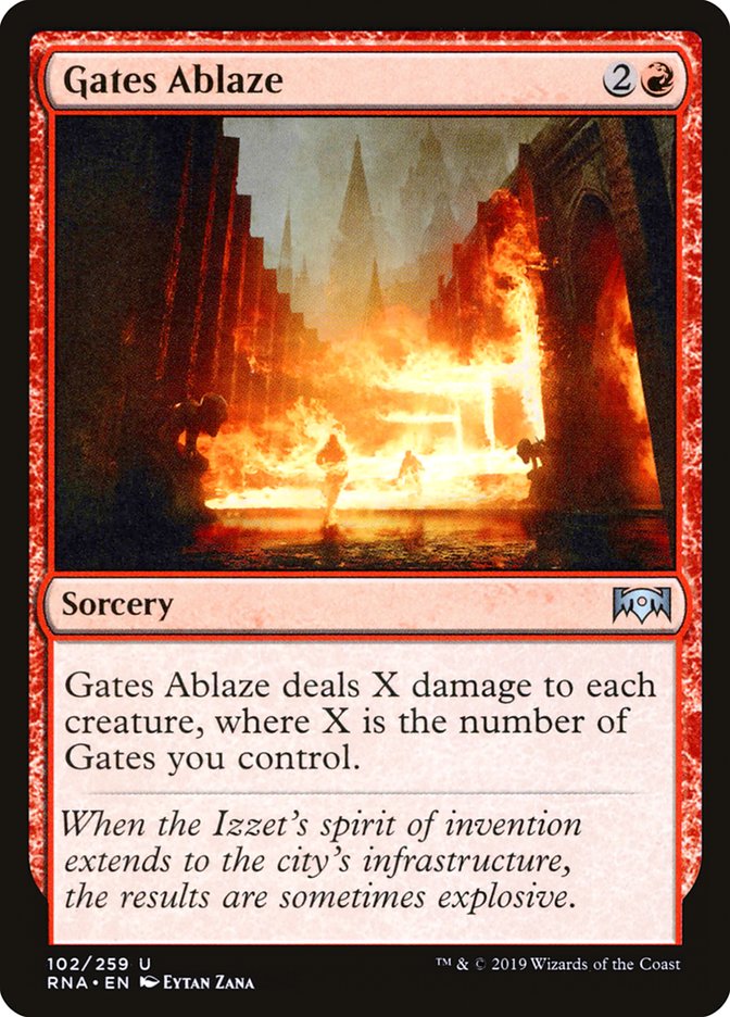 image Gates Ablaze