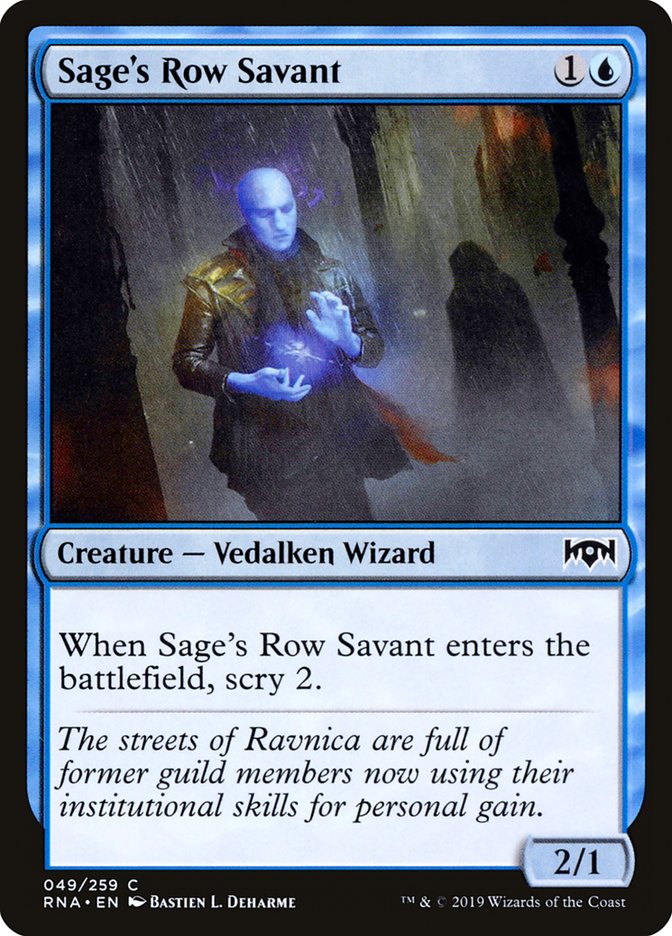 image Sage's Row Savant