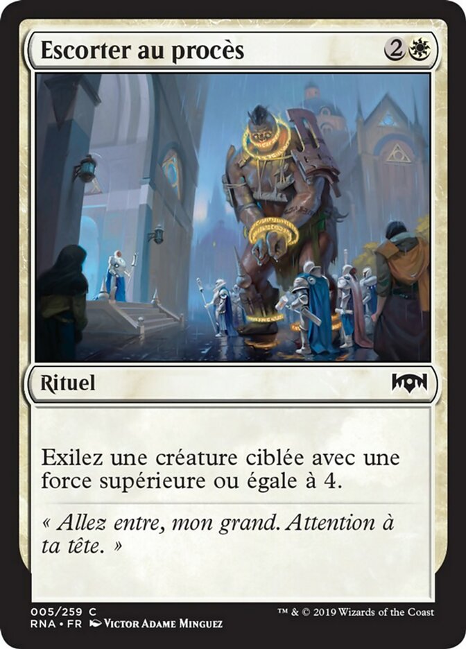 image Escorter au procès