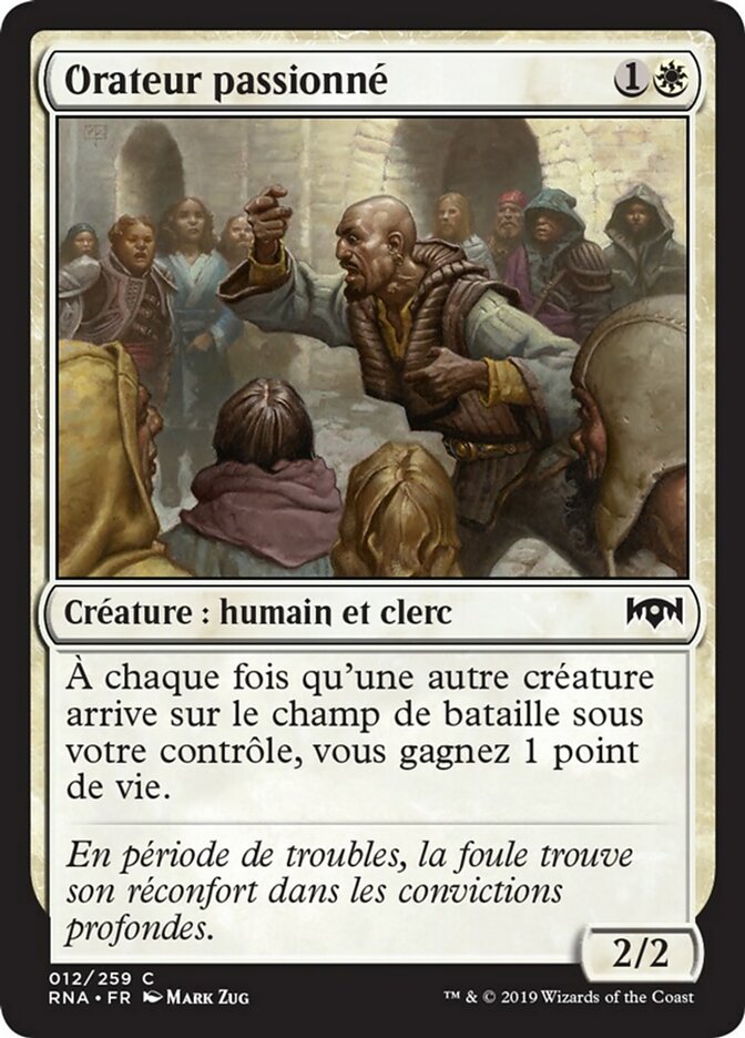 image Orateur passionné