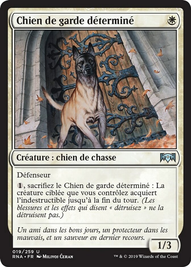 image Chien de garde déterminé